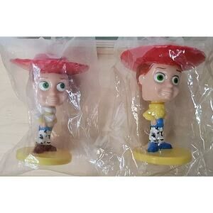 Lot of Two Disney Pixar Toy Story Kellogg's Bobble Heads 2003 Factory Sealed